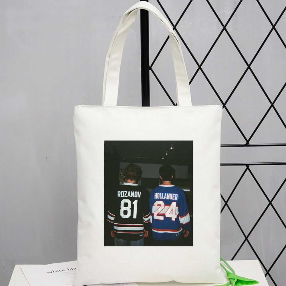 Heated Rivalry Canvas Tote Bag - Sustainable Living Eco Friendly Shopping ulasan dan harga