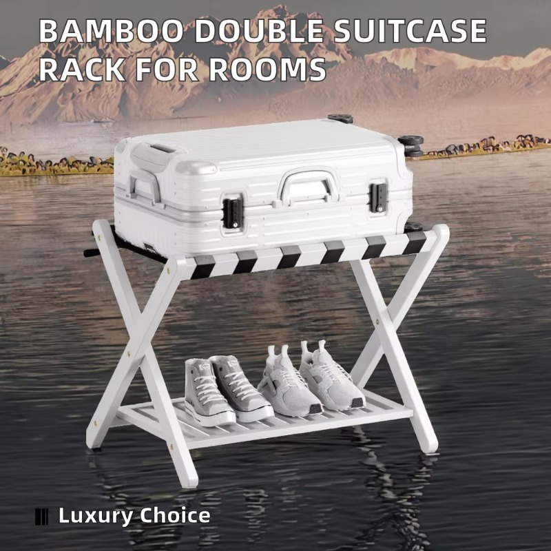 Modern Double Suitcase Stand F - Sustainable Living Design ulasan dan harga